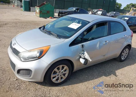 2013 Kia Rio Lx из США, поврежденный, VIN KNADM5A34D6227736